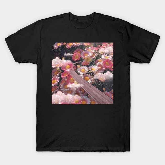 Floral Journey T-Shirt by RiddhiShah